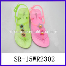 New design pvc summer sandals jelly women shoes ladies pvc sandals